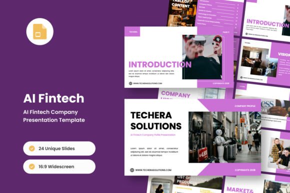 AI Digital Fintech Slides Presentation: A Modern Approach to Financial Innovation