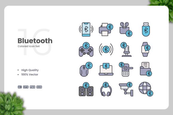 Bluetooth Color Icons: A Versatile Design Solution for Modern Creatives