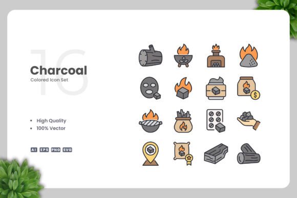 Charcoal Color Icons: A Versatile Design Solution