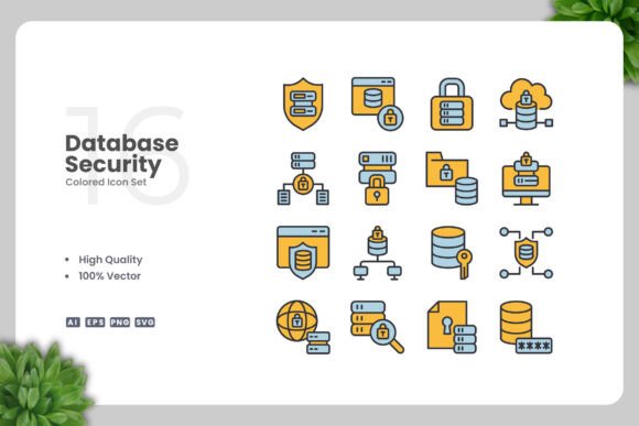 Database Security Color Icons: A Visual Guide to Data Protection