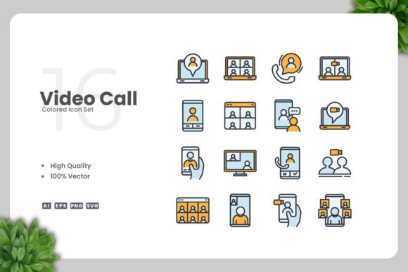 Enhancing Visual Communication with Video Call Color Icons