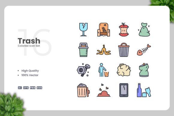 h1 Trash Color Icons: A Versatile Design Solution for Modern Projects
