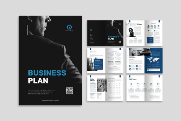 Man Cover Black Business Plan: A Stylish Solution for Professional Presentations