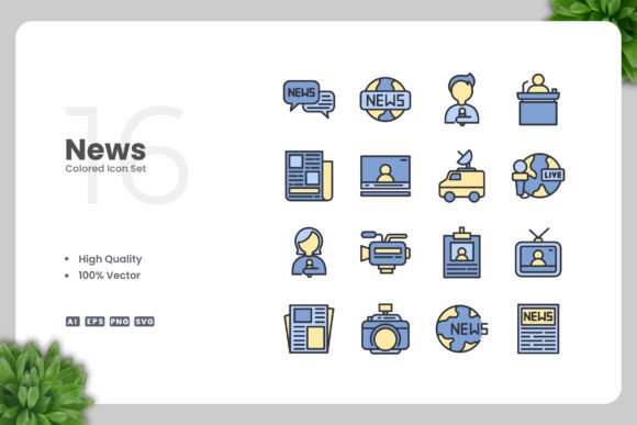 News Color Icons: A Versatile Design Solution for Modern Projects