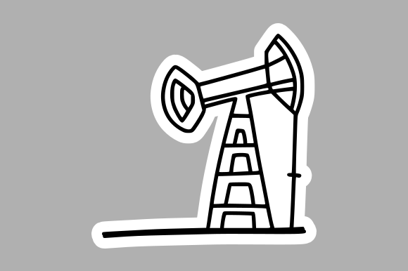 Vintage Offshore Drilling Platform: A Timeless Design for Modern Creativity